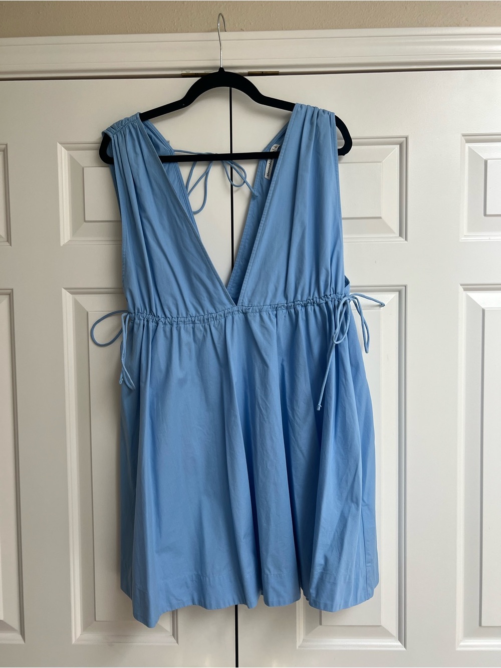 Abercrombie & Fitch Babydoll Poplin Mini Dress